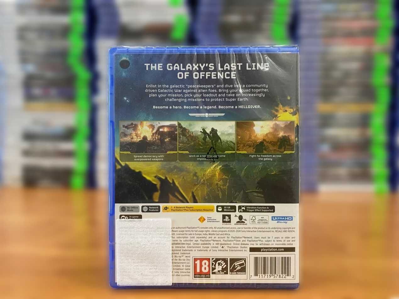 НОВЫЙ диск Helldivers 2 PS5/ Хеллдайверс 2 Пс5 Большой Выбор Игр