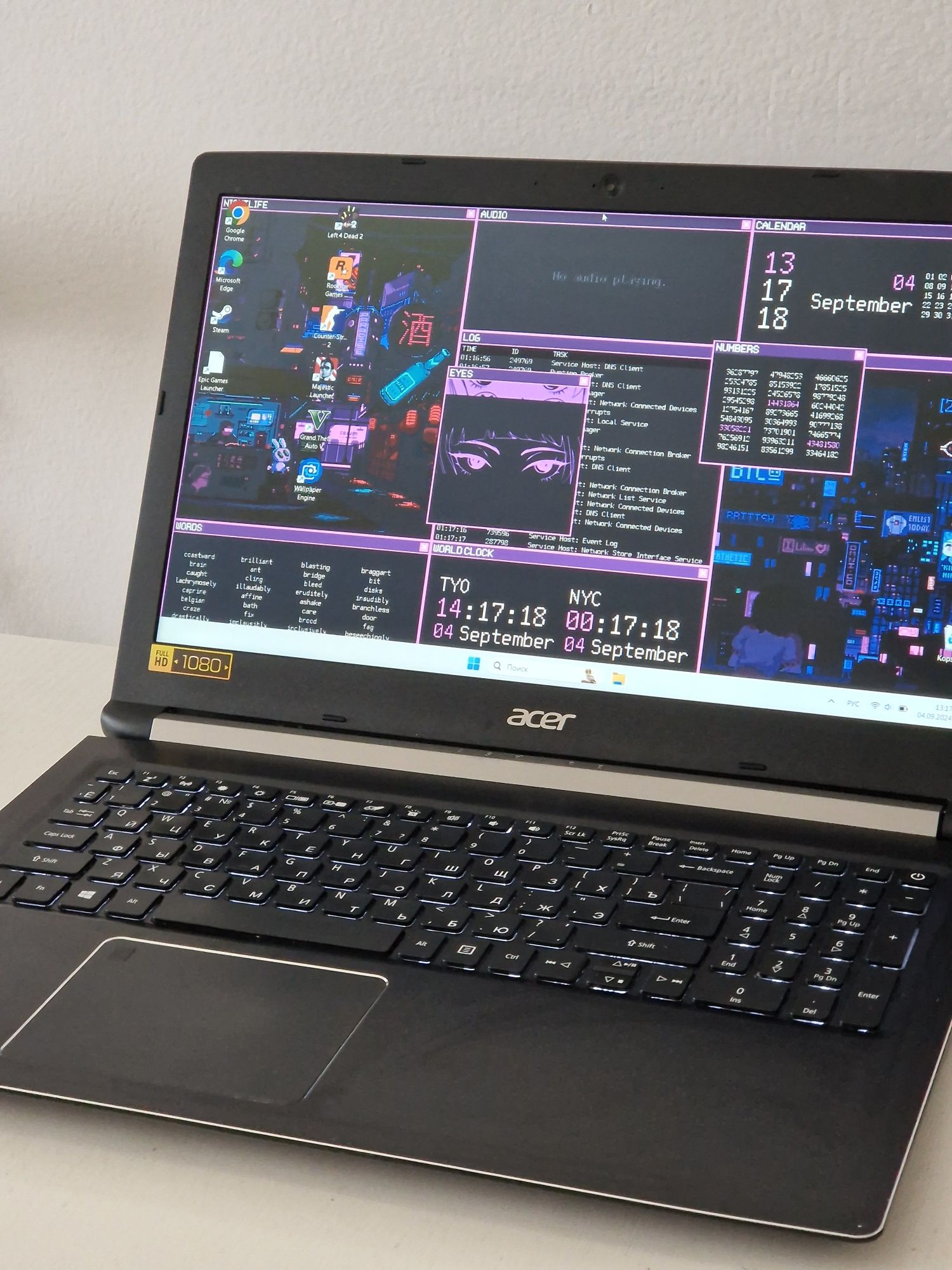 Продам ноутбук Acer Aspire 7/Core i5-8th/GTX 1050ti/SSD/Windows 11 Pro