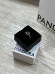 кольца pandora синее сердце