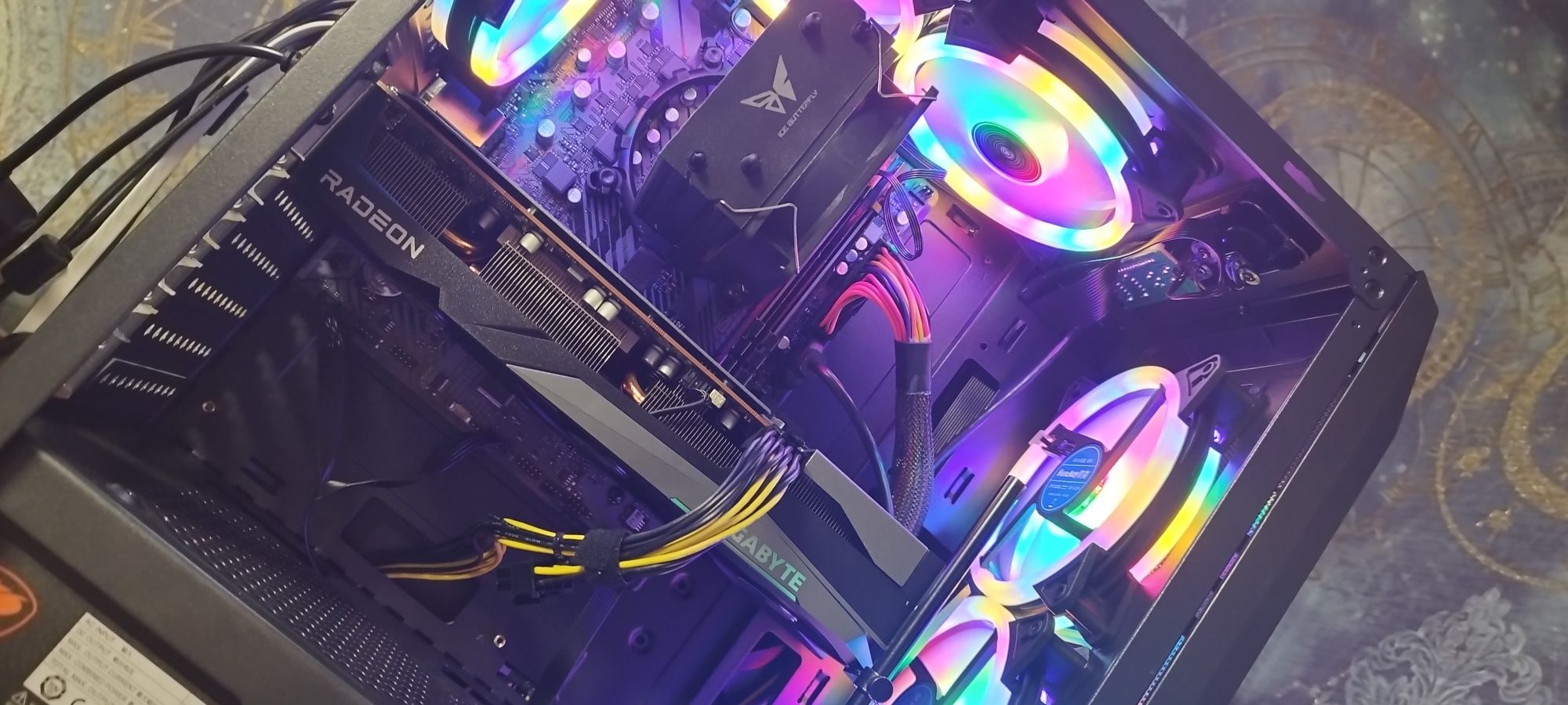 Игровой Компьютер для учебы и игр .Radeon rx 6600 xt 8 gb Gigabyte