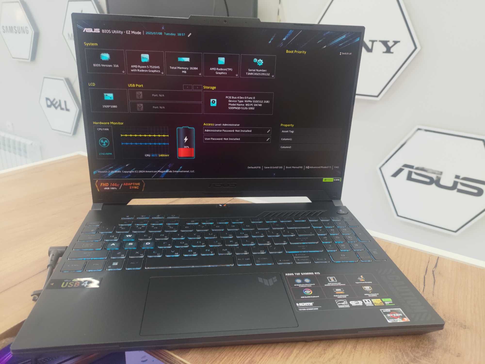 Ноутбук ASUS TUF Gaming A15