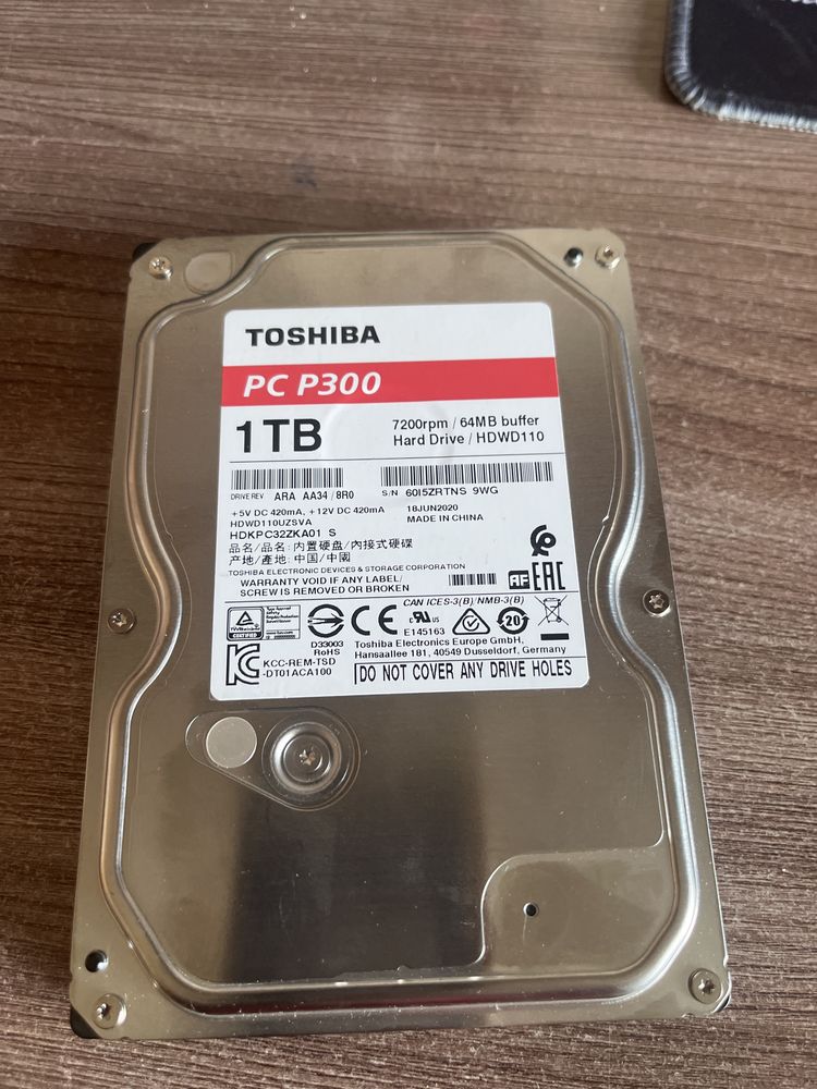 Продам жеский диск 1 Тб