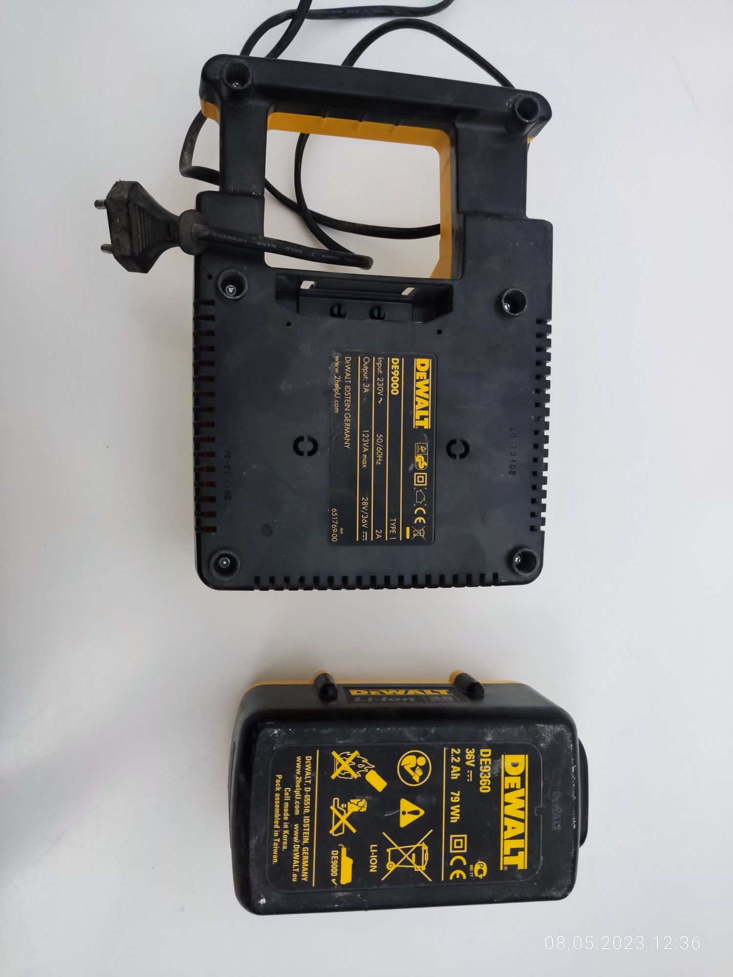 Батарея, АКБ, литий-ион, Девальт, Dewalt, 36 В