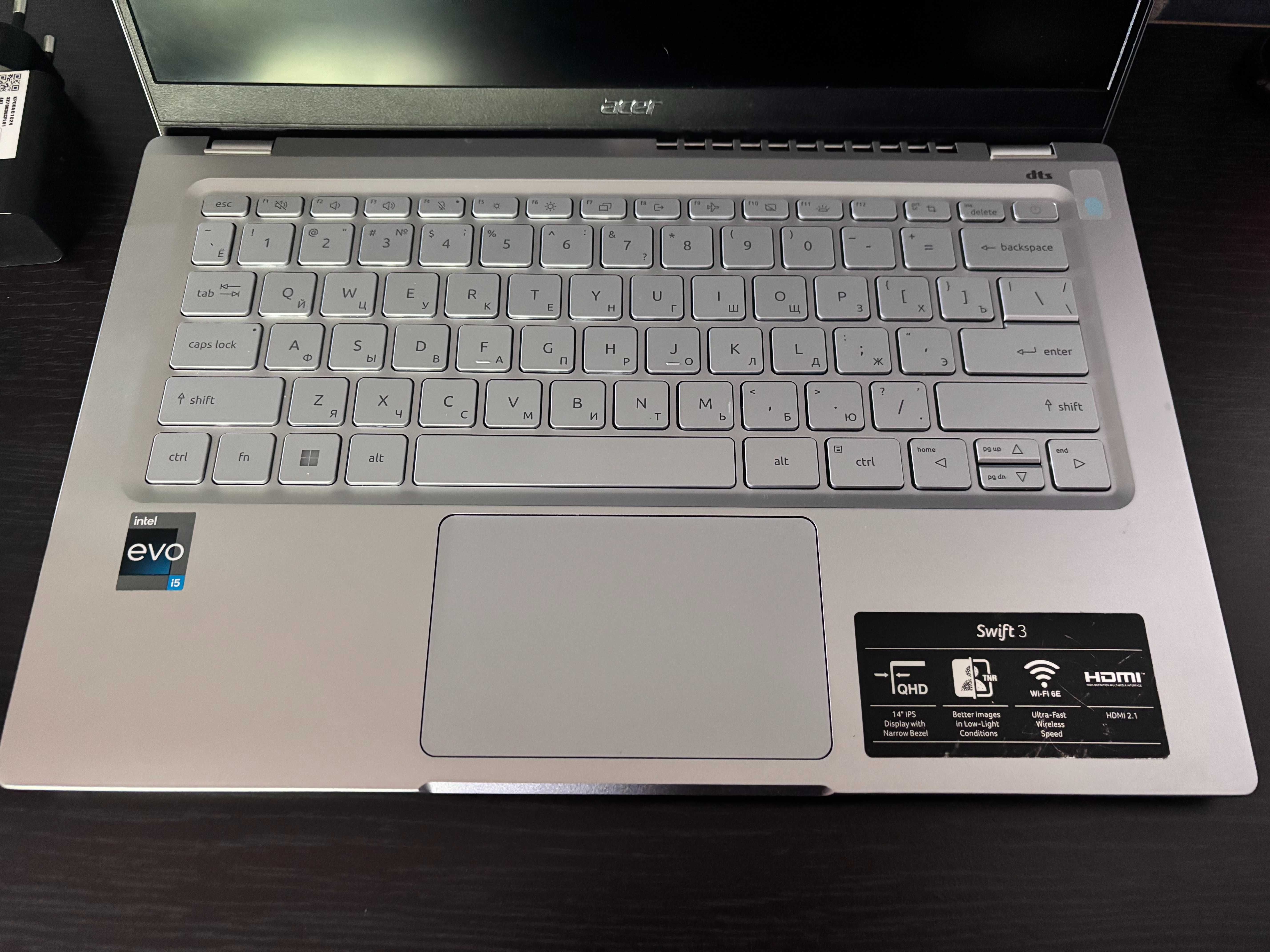 Acer Swift 3. i5 12gen. Iris Xe. Ram 8gb. Экран 2,5к + подарок