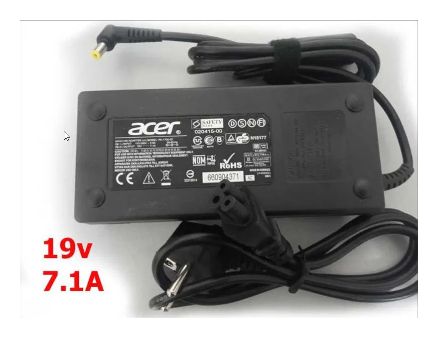 от ACER, для ноутбука зарядка блок питания