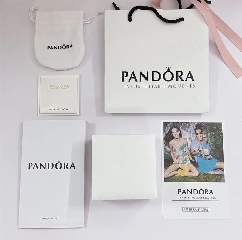 Кольцо pandora серебро 925 16 см