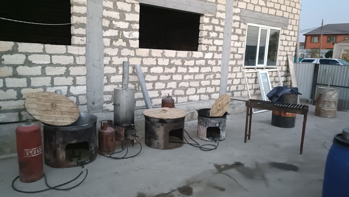 Казан ошак титан мангал газ баллон горелка самовар шампур барбекю!