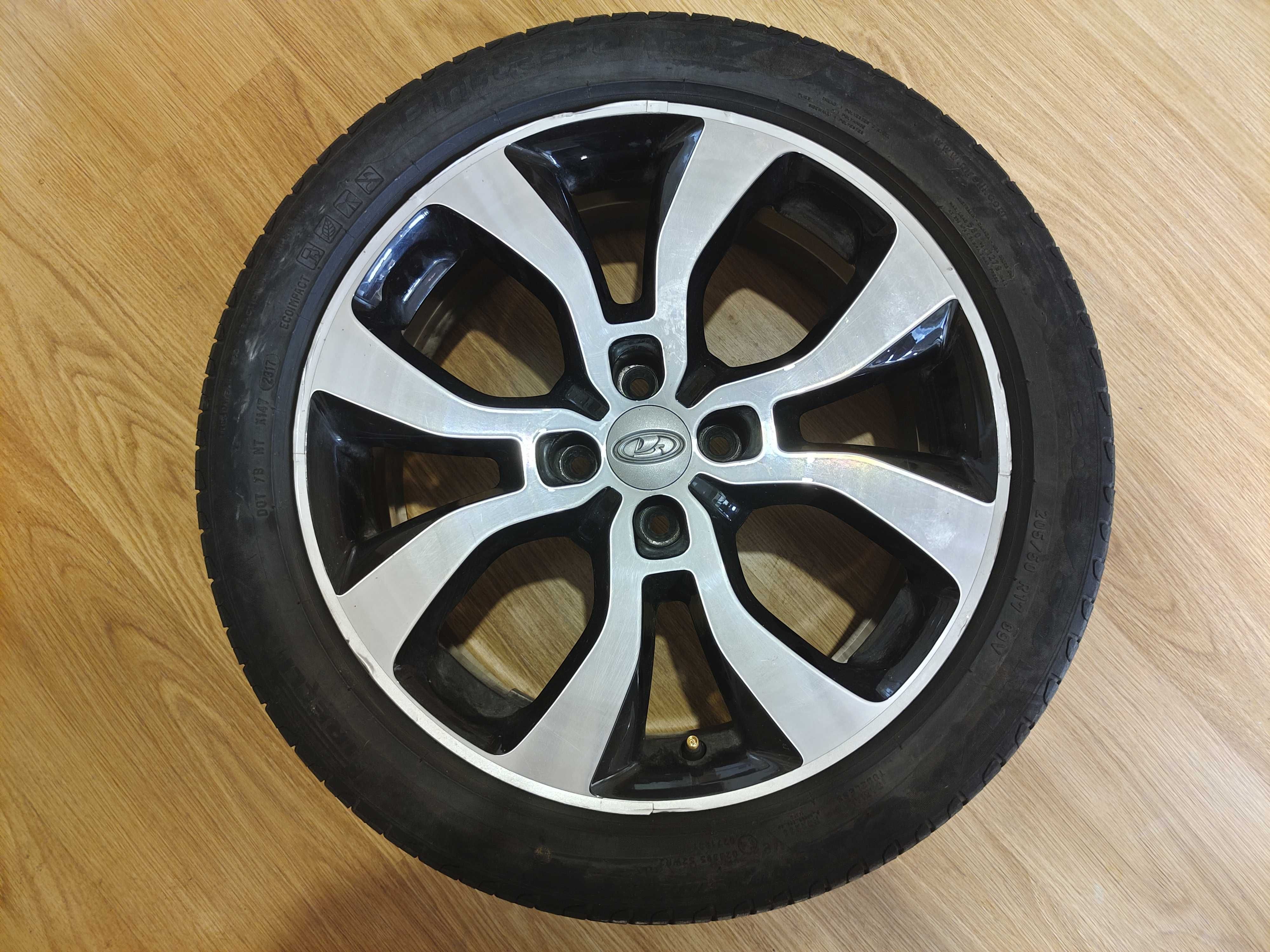 Резина Pirelli P7 205/50 R17 + Диски 6.5x17/4x100 D60.1 ET41 4шт