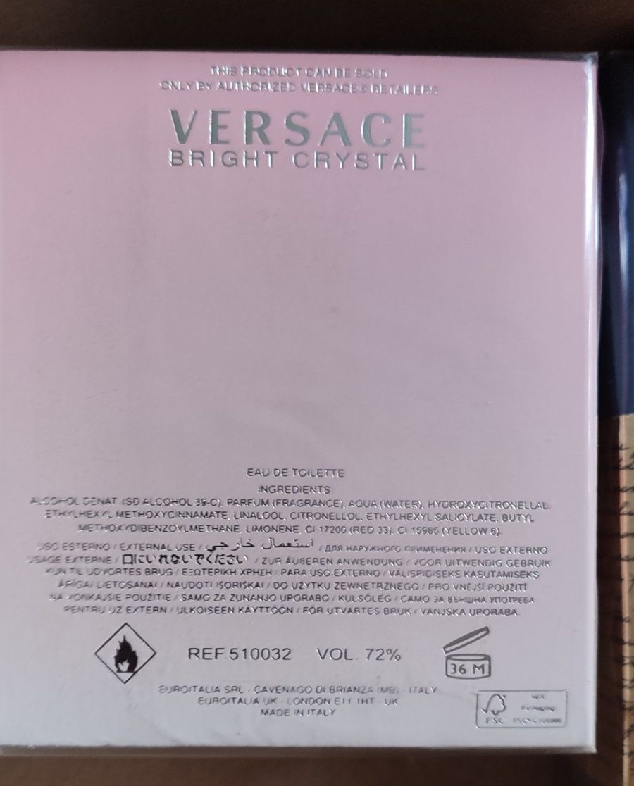 Продаётся Парфюмерная вода Versace Bright Crystal 90m оригинал l