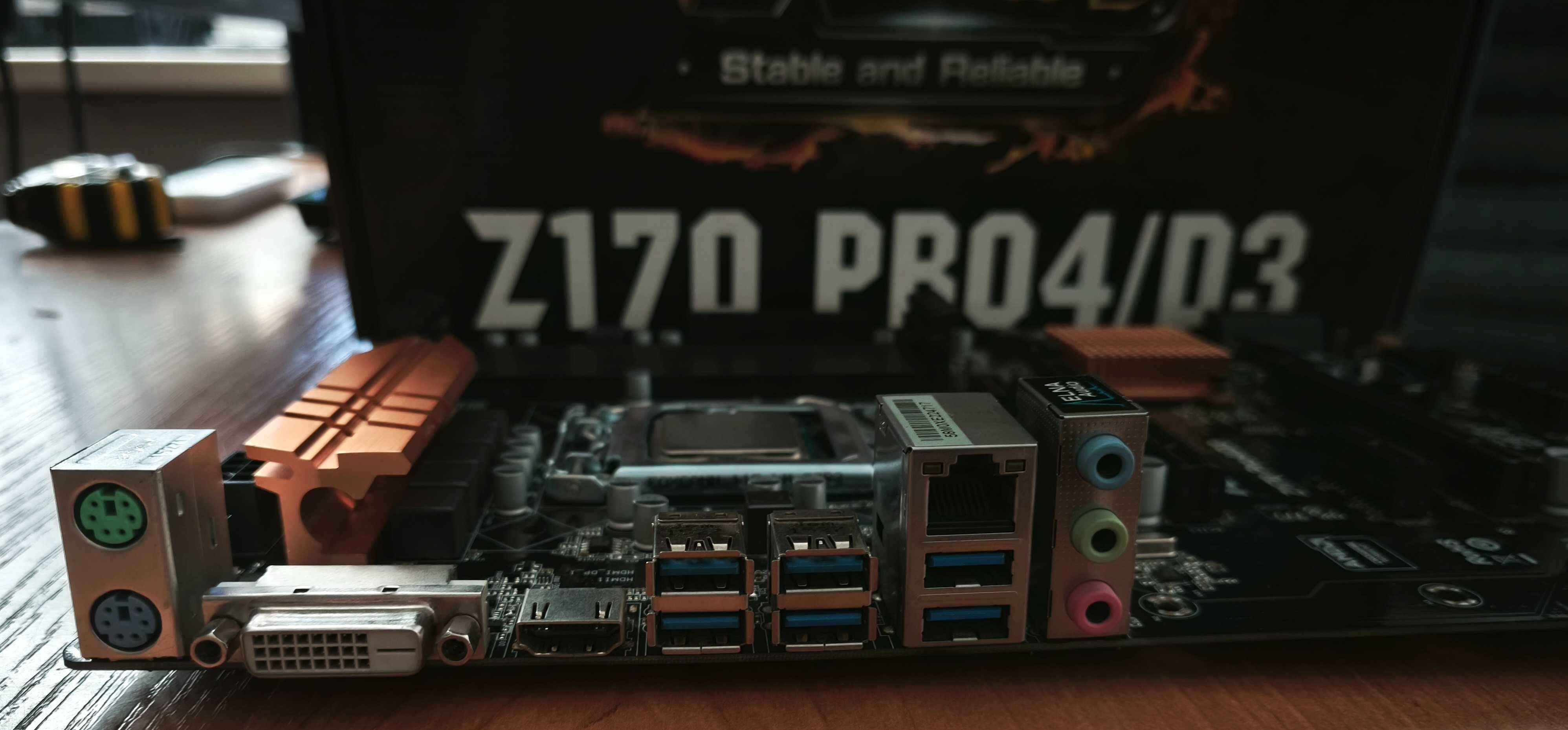 Материнскую плату AsRock z170 pro4 d3 LGA1151