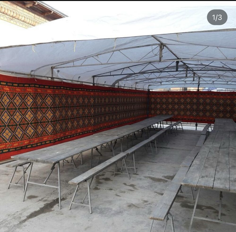 АРЕНДА ГАЗОН,ПАЛАТКА, СТОЛ-СТУЛЬЯ, қазан-ошақ, титан, жер стол