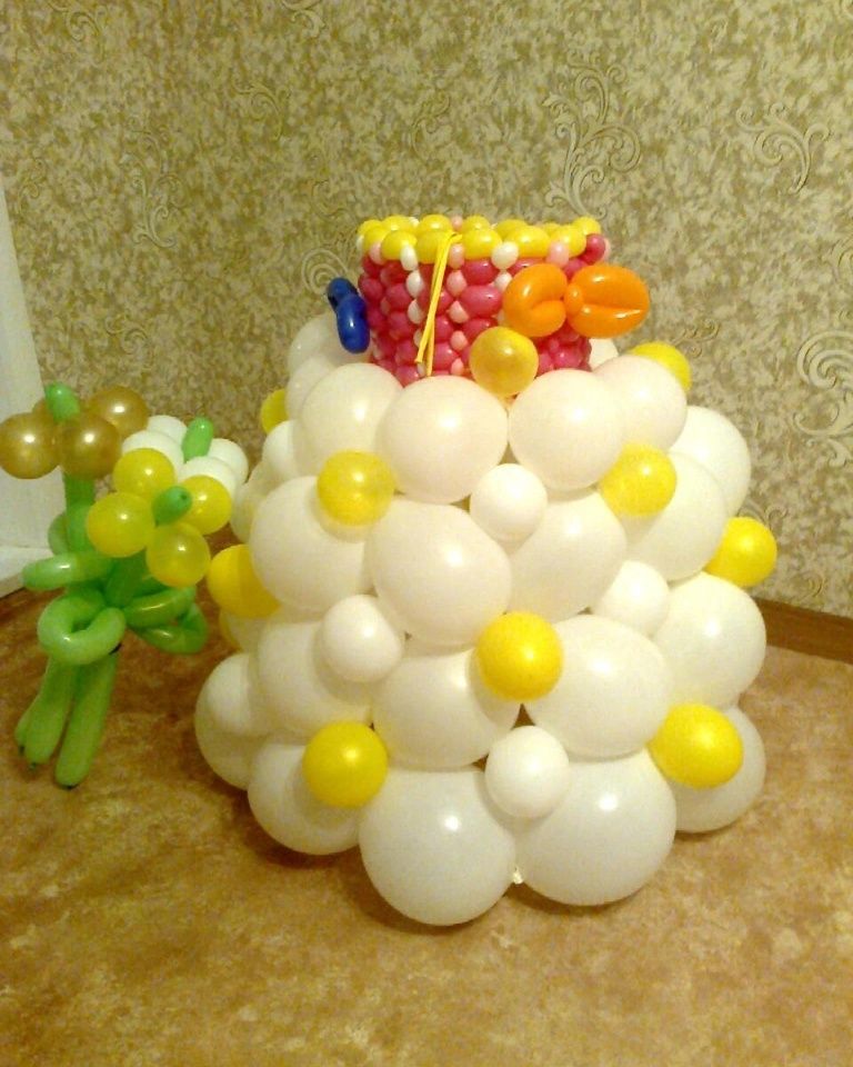 Фигуры, цветы, букеты из шаров