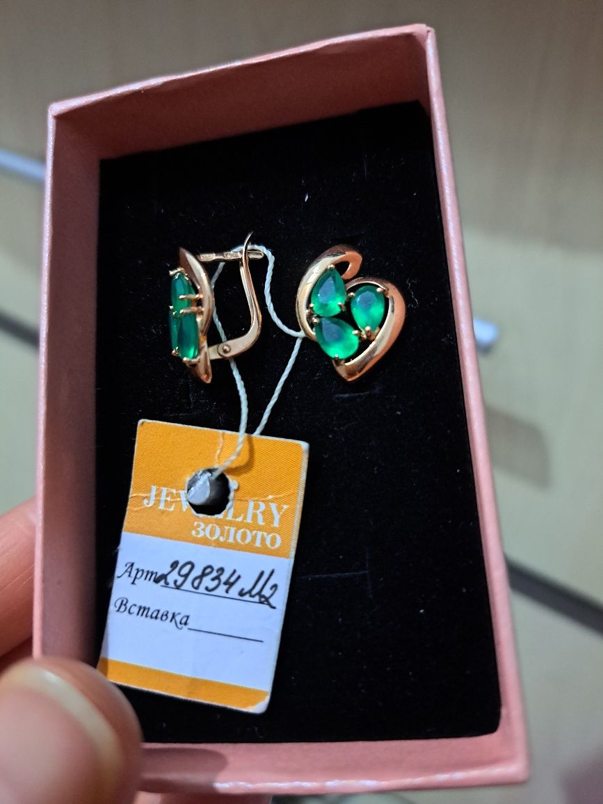 Продам золотые серёжки