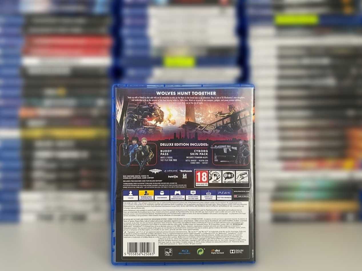 Лицензионный Wolfenstein: Youngblood PS4/PS5 Большой Выбор Игр
