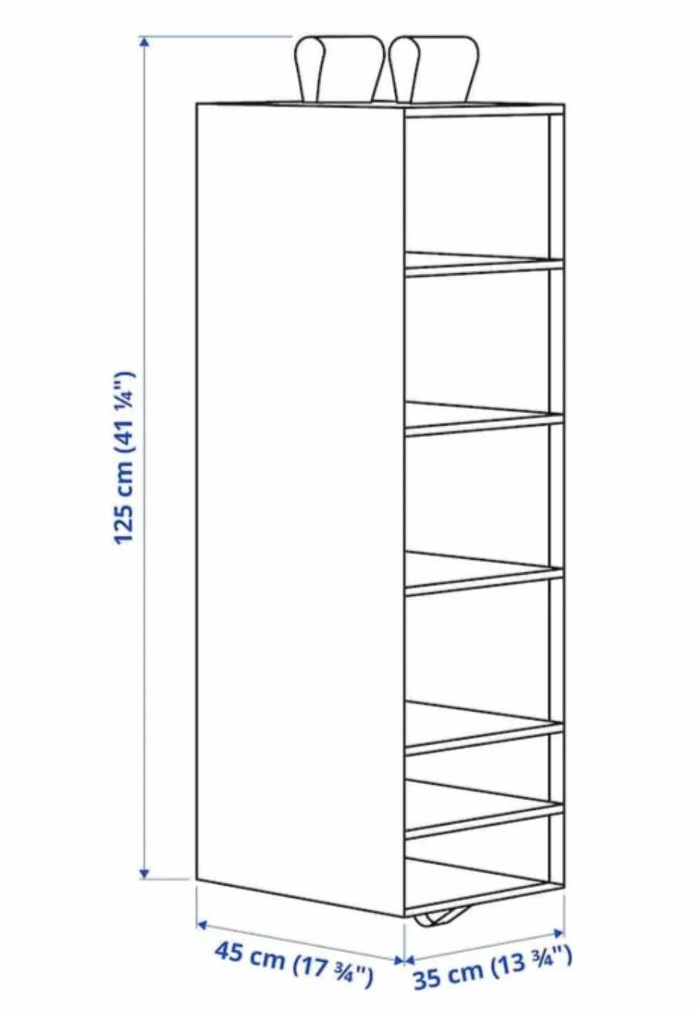 Подвесной органайзер для вещей IKEA/ИКЕЯ