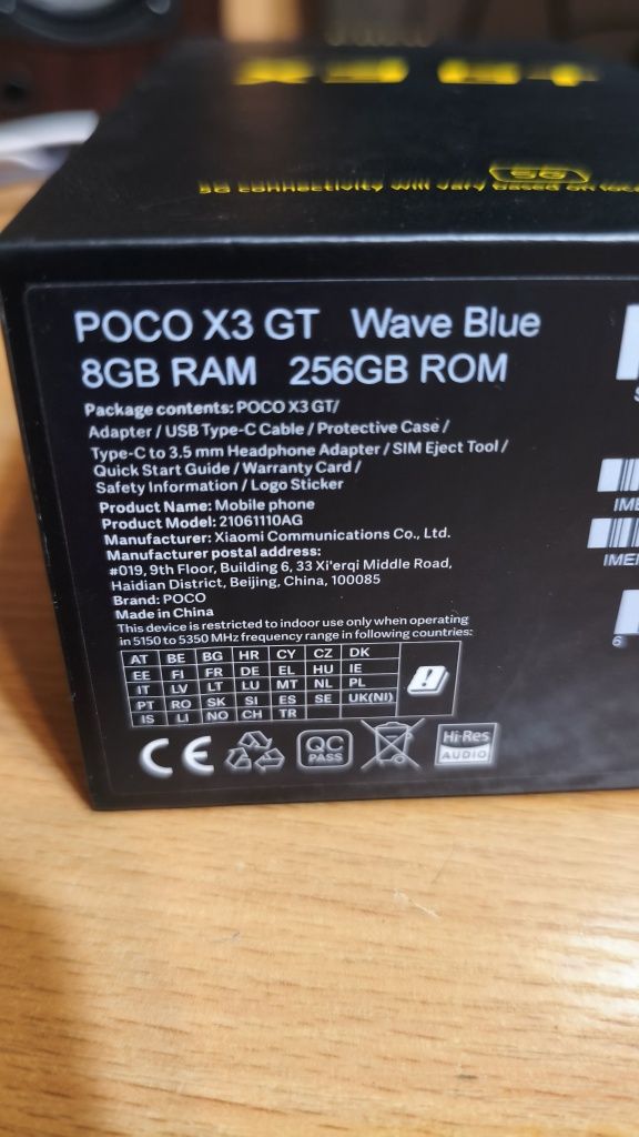 Poco X3 GT 5G 8/256gb