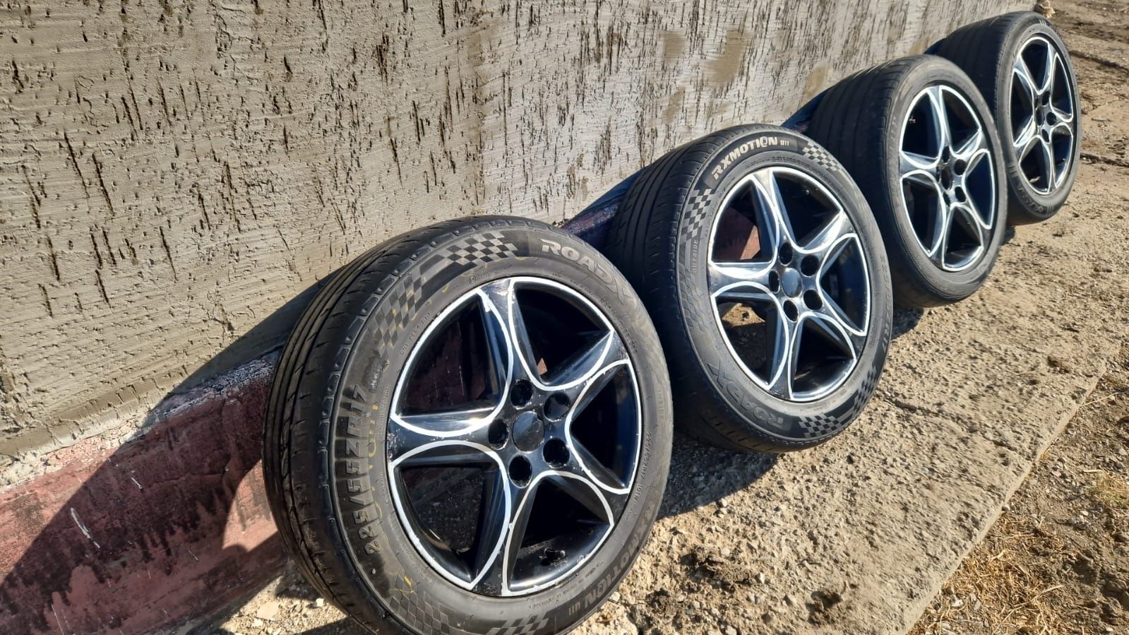 Б/у 17 /5×112 размердегі 4 диск сатылады покрышкаларымен аудидан түске
