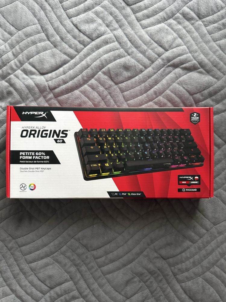Клавиатура hyperx alloy origins 60