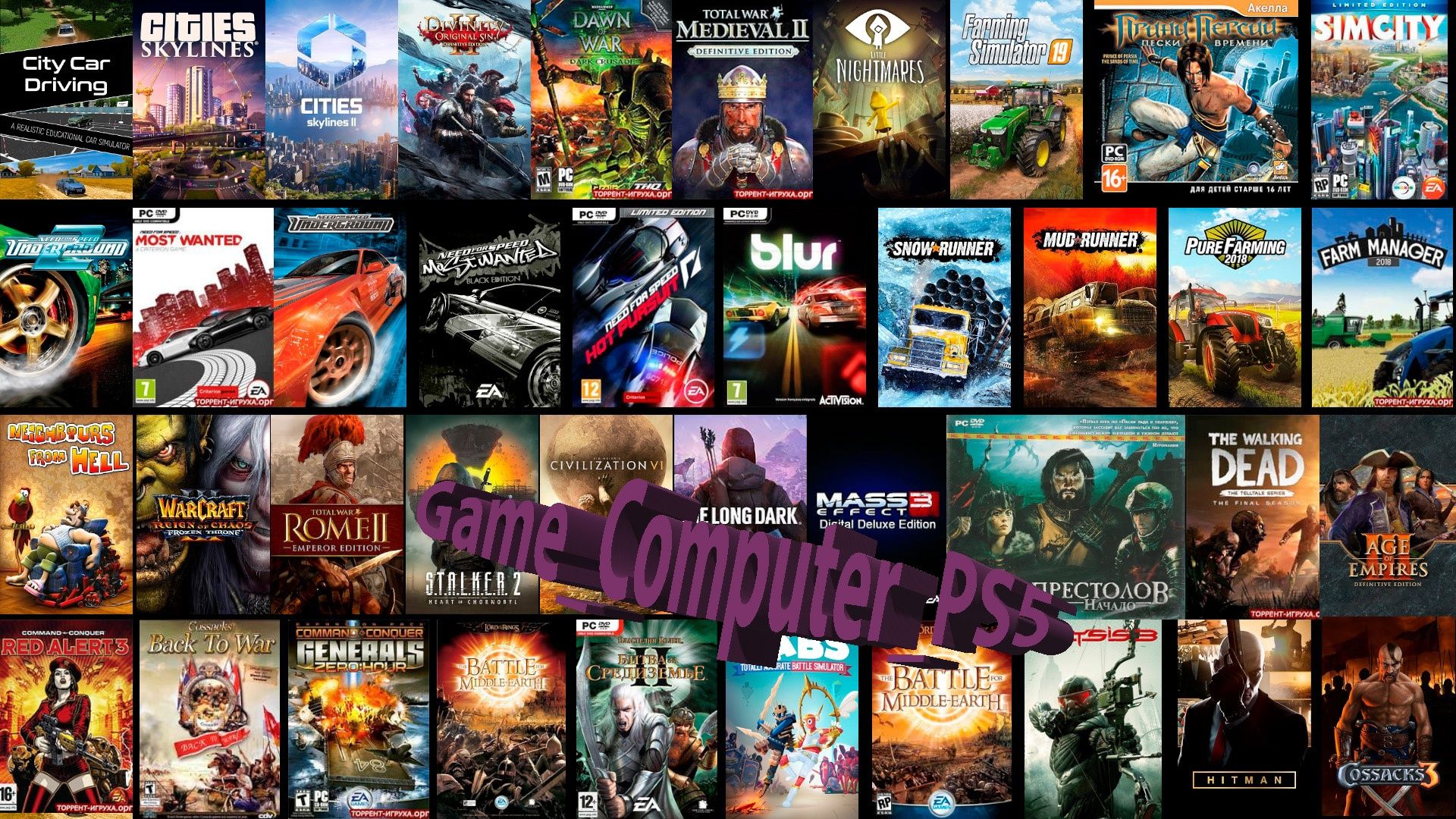 Игры ПК-PC Windows GTA 5,FiFa24,Mafia,Pubg,Battlefield 5,Dota,RDR2,ARK