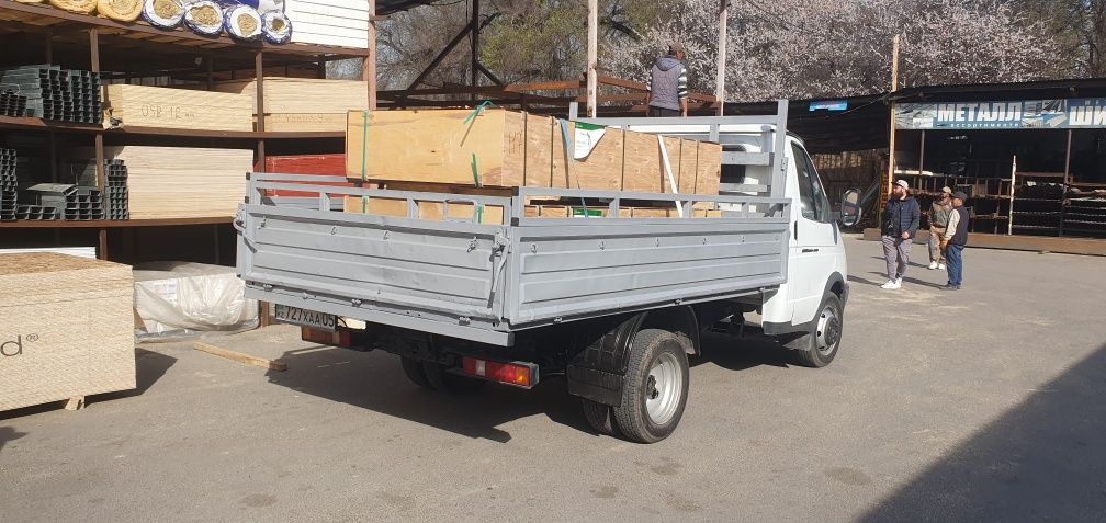 Грузоперевозки, Газель, Бортовой, Открытый, Доставка. Паркинг