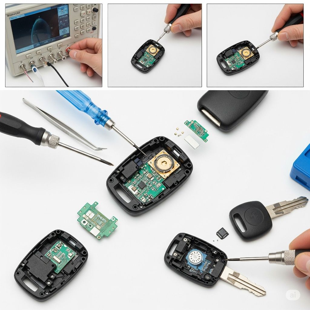 Вскрытие, Восстановление электронных ключей (Keyless, Push  Start) xz