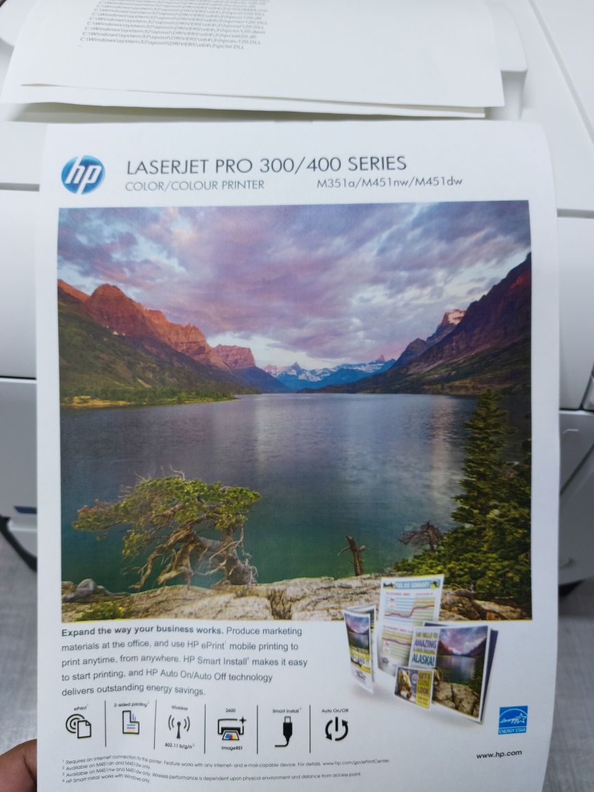 HP Color 300 M351a
Цветной лазерный принтер
