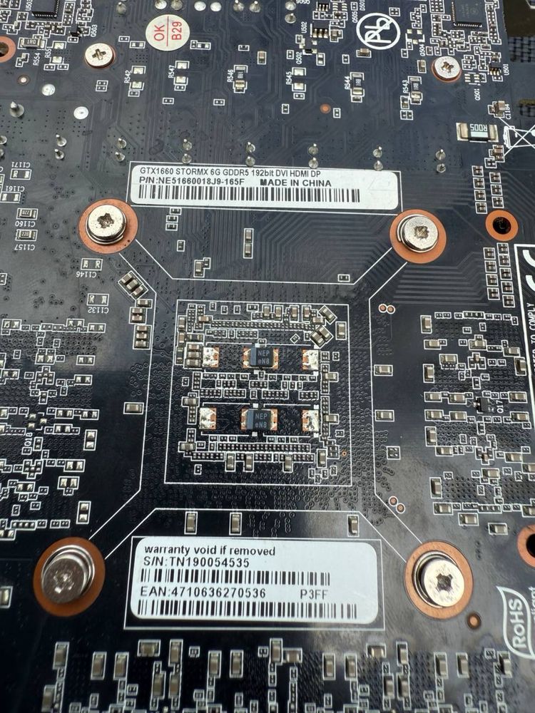 Видеокарта Palit Geforce Gtx 1660 Super StormX