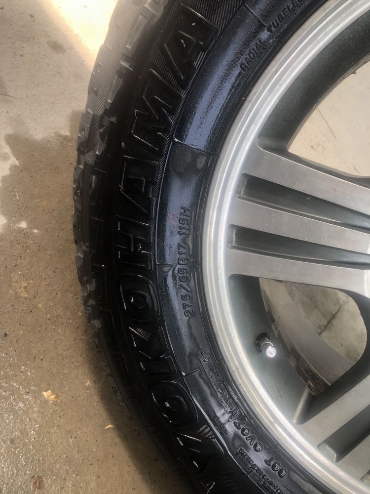 Диски с колесами 4 шт, 275/65 R17, от Lexusa 470