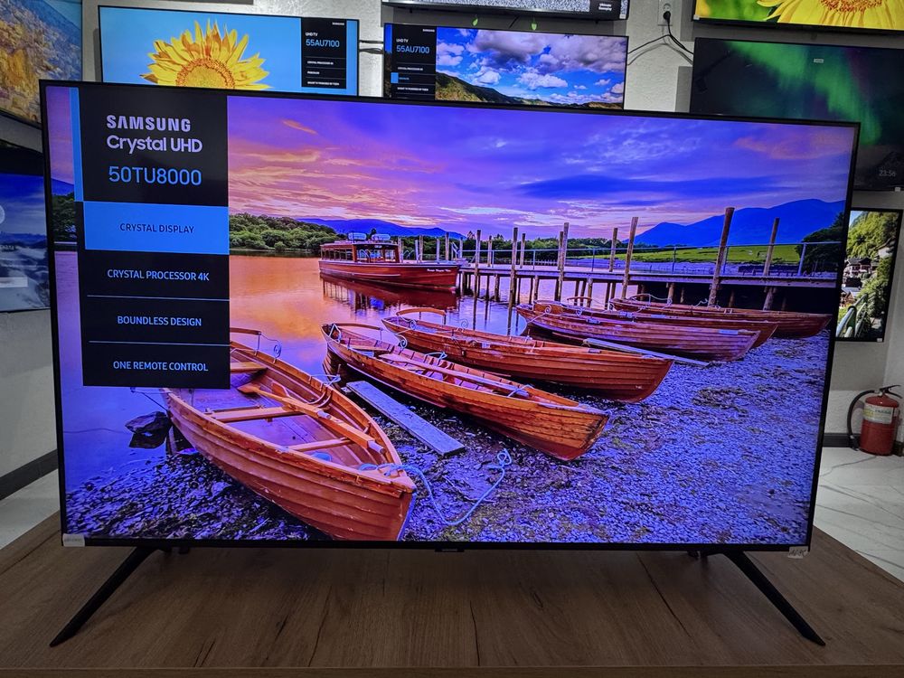 Телевизор Samsung 50TU8000 50” 4K Smart TV — Гарантия, Подарок