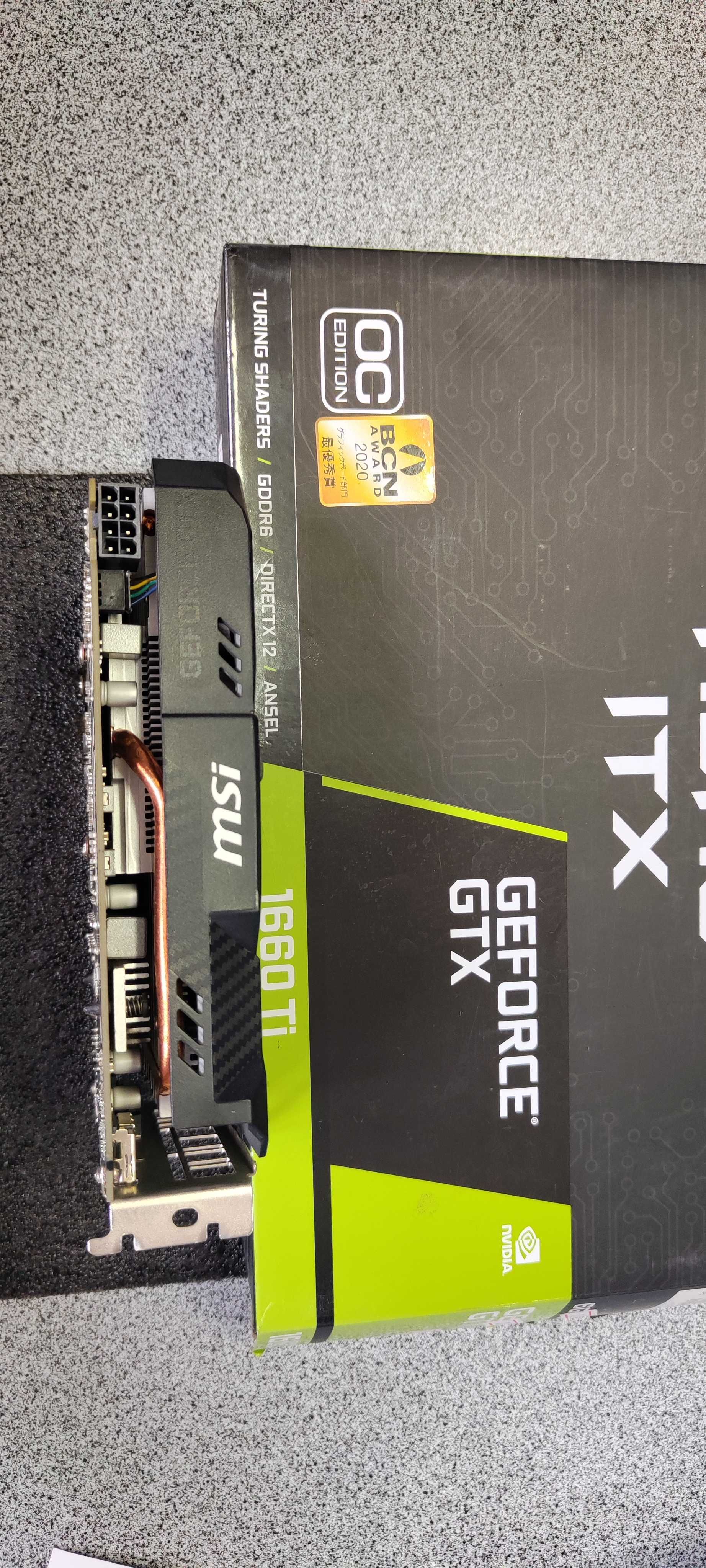 Видеокарта GeForce GTX 1660Ti-6Gb, MSI OC edition