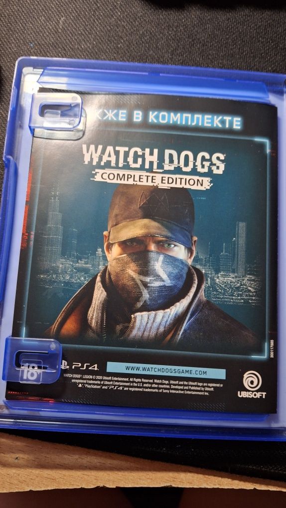 Диск на пс 4  WatchDogs Legion