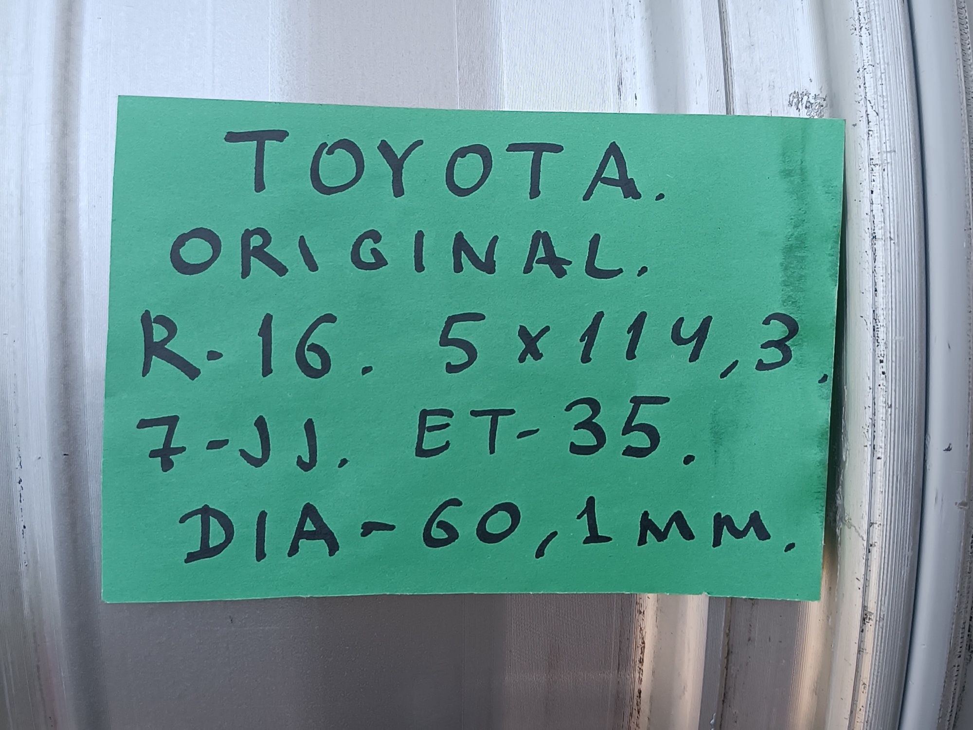 R-16. Оригинал TOYOTA 5/114,3 LEXUS и т д.