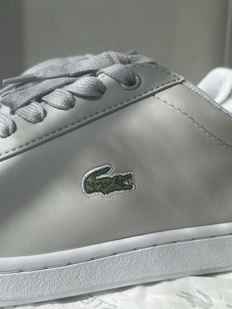 Новые кожаные кеды Lacoste оригинал из США