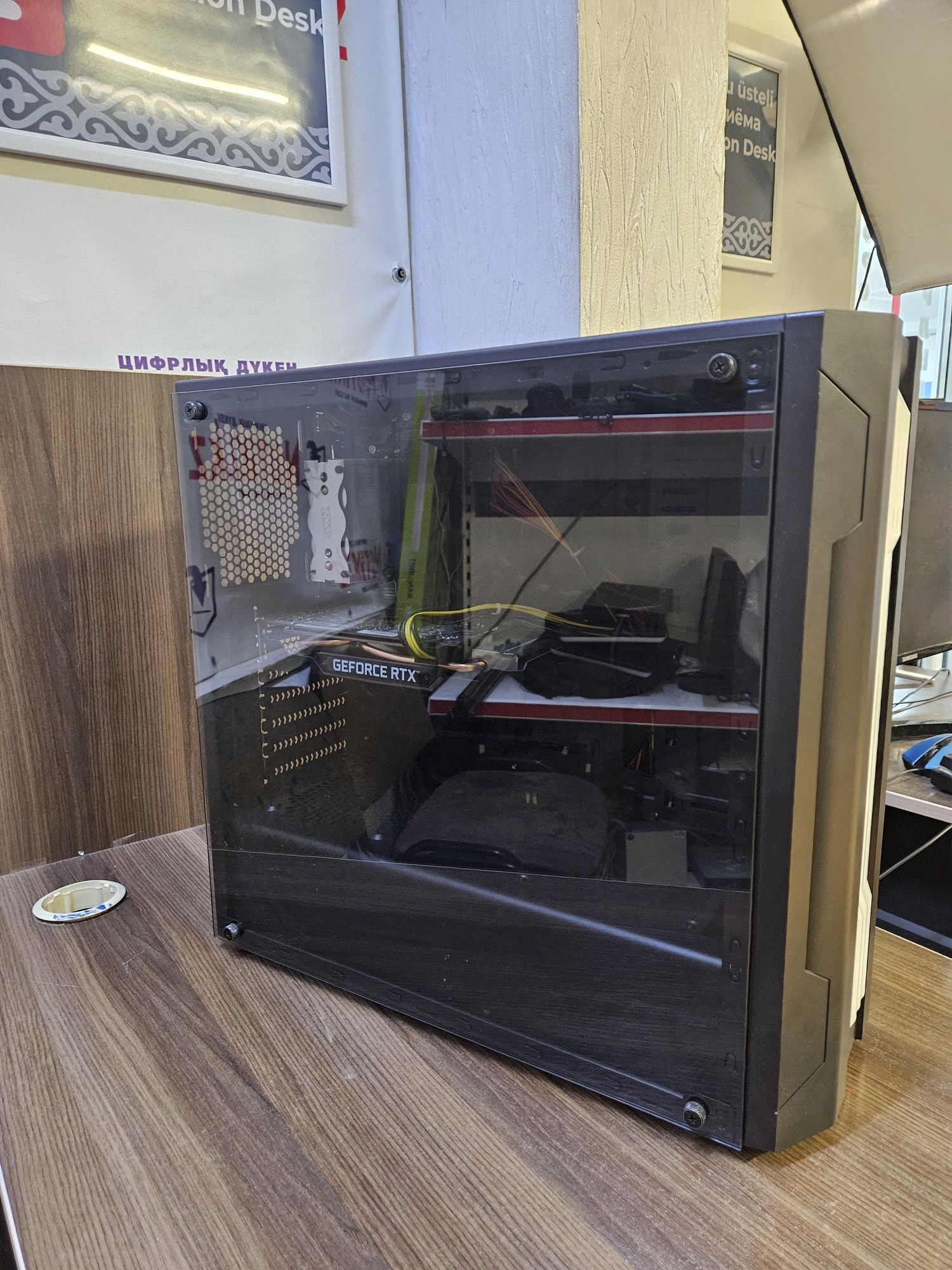 Ойын және жұмыс үшін қуатты компьютер + ASUS 27" 165гц монитор!