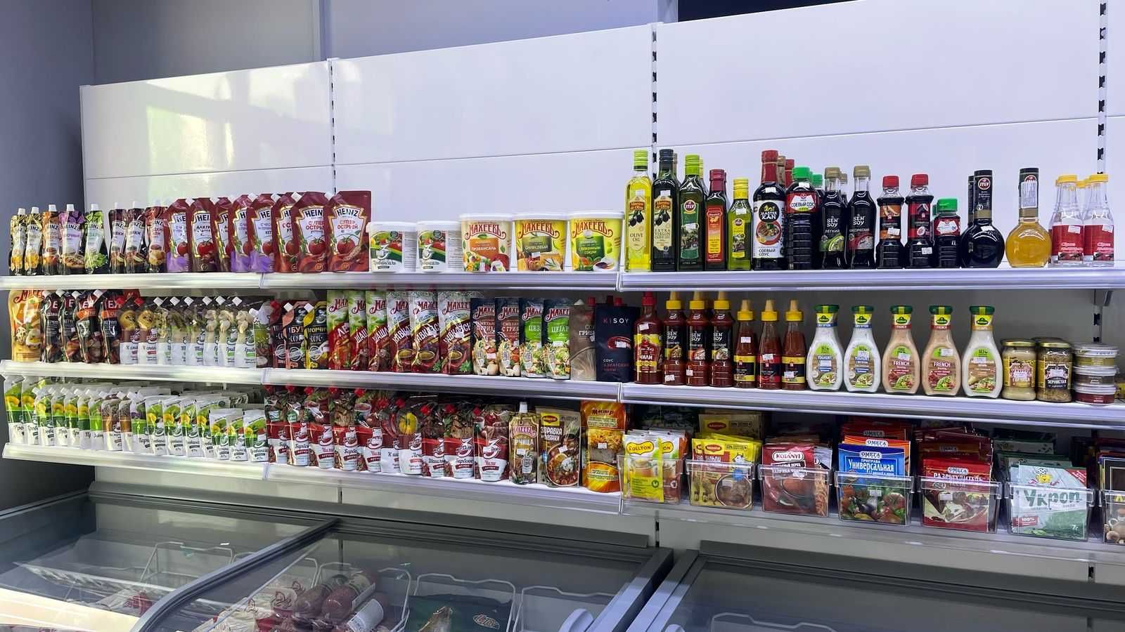 Стеллажи, полки для магазина, Алматы, рассрочка