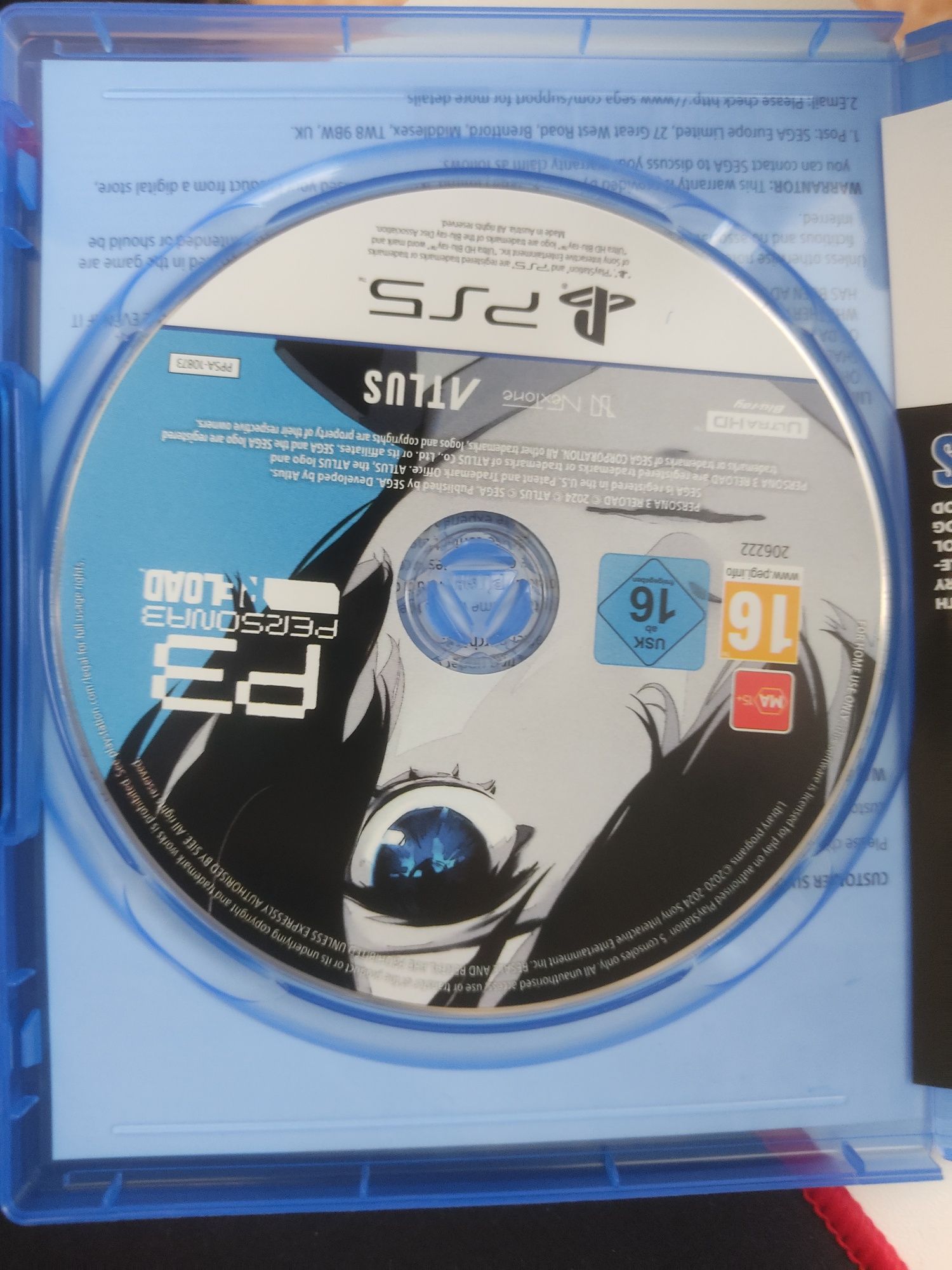 Продам игру на ps5, Persona 3 Reload (ps5)
