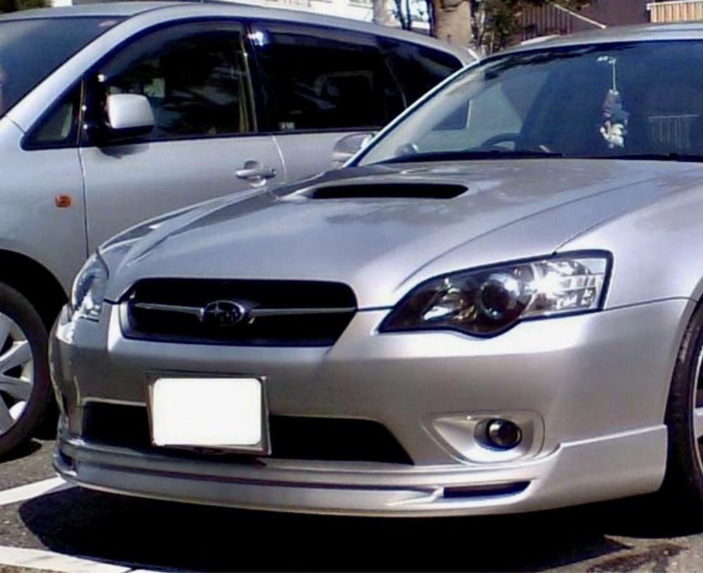 Губа на передний бампер V1 Subaru Legacy BL Дорестайлинг