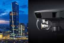 DJI профессиональный дрон квадрокоптер (есть вертикальная съёмка)