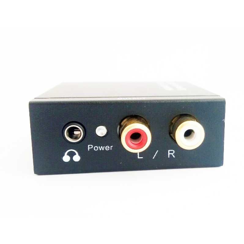 Переходник S/PDIF TOSlink — RCA + 3.5 Jack (с усилителем)