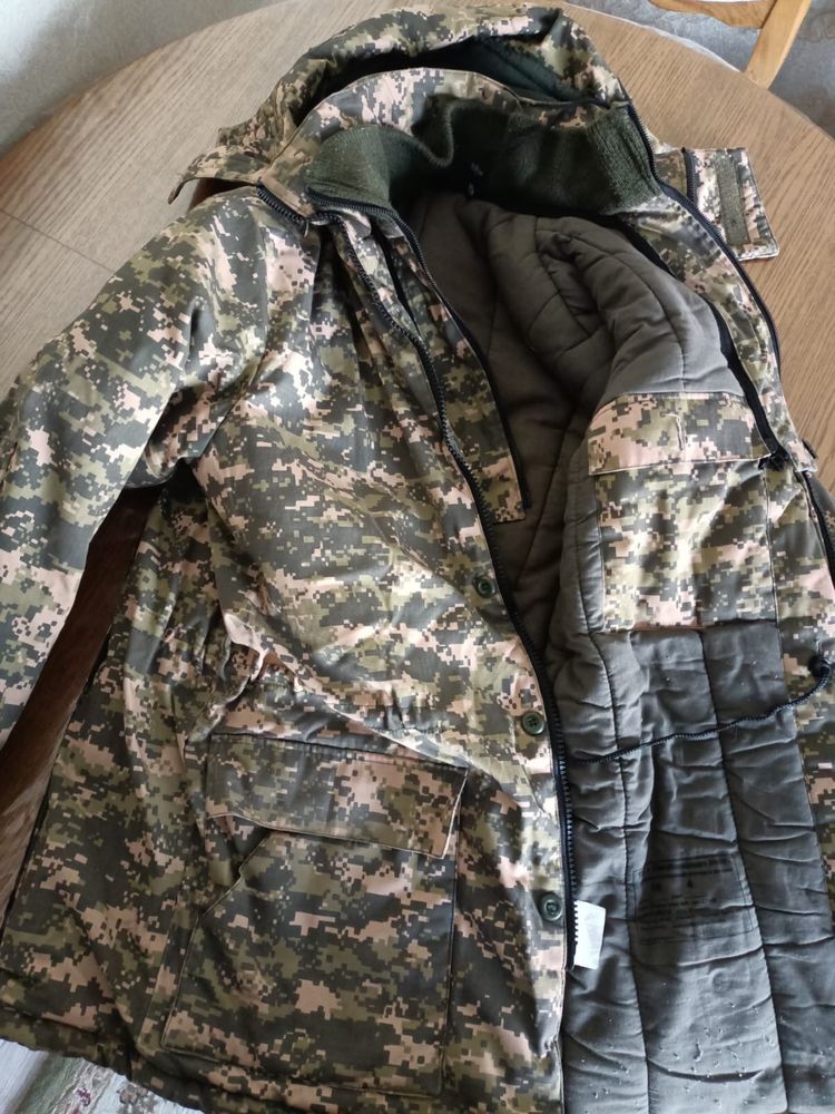 Военный бушлат с брюками