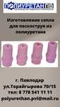 Полиуретановые сопла для пескоструя!