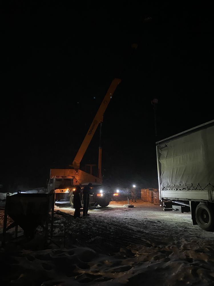 УСЛУГИ автокрана 16т и 25т