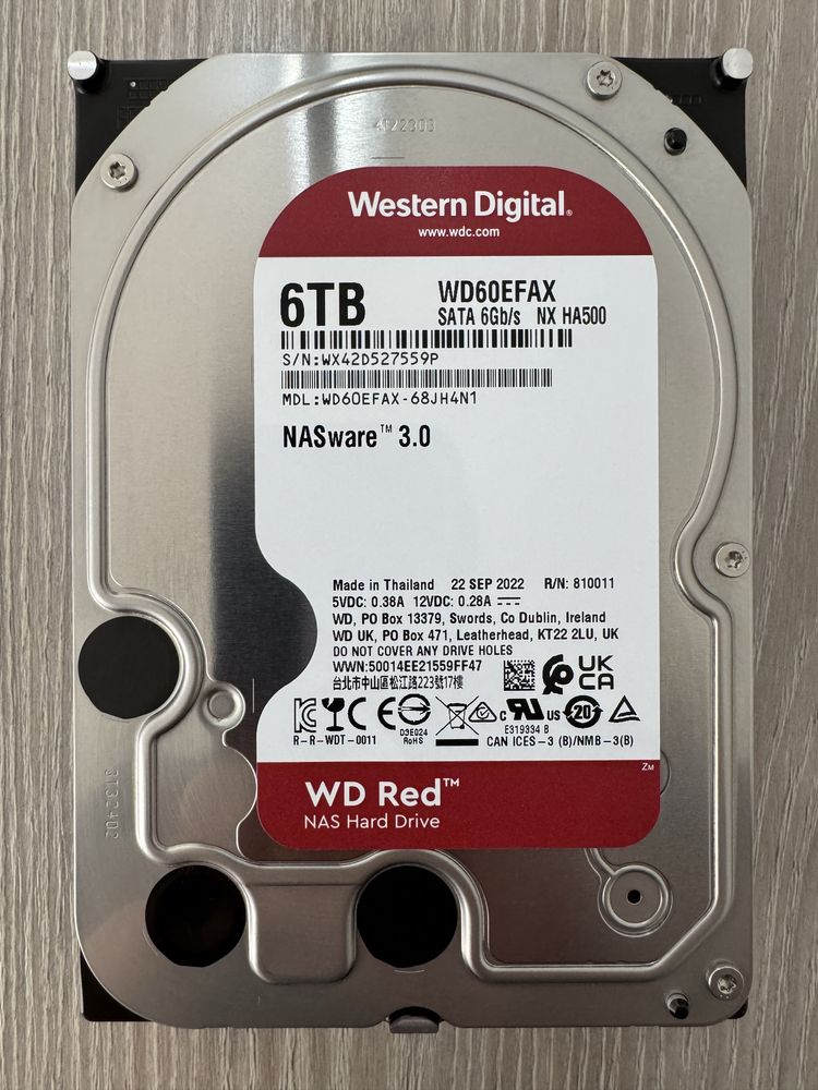 Жесткий диск WD RED 6Tb.