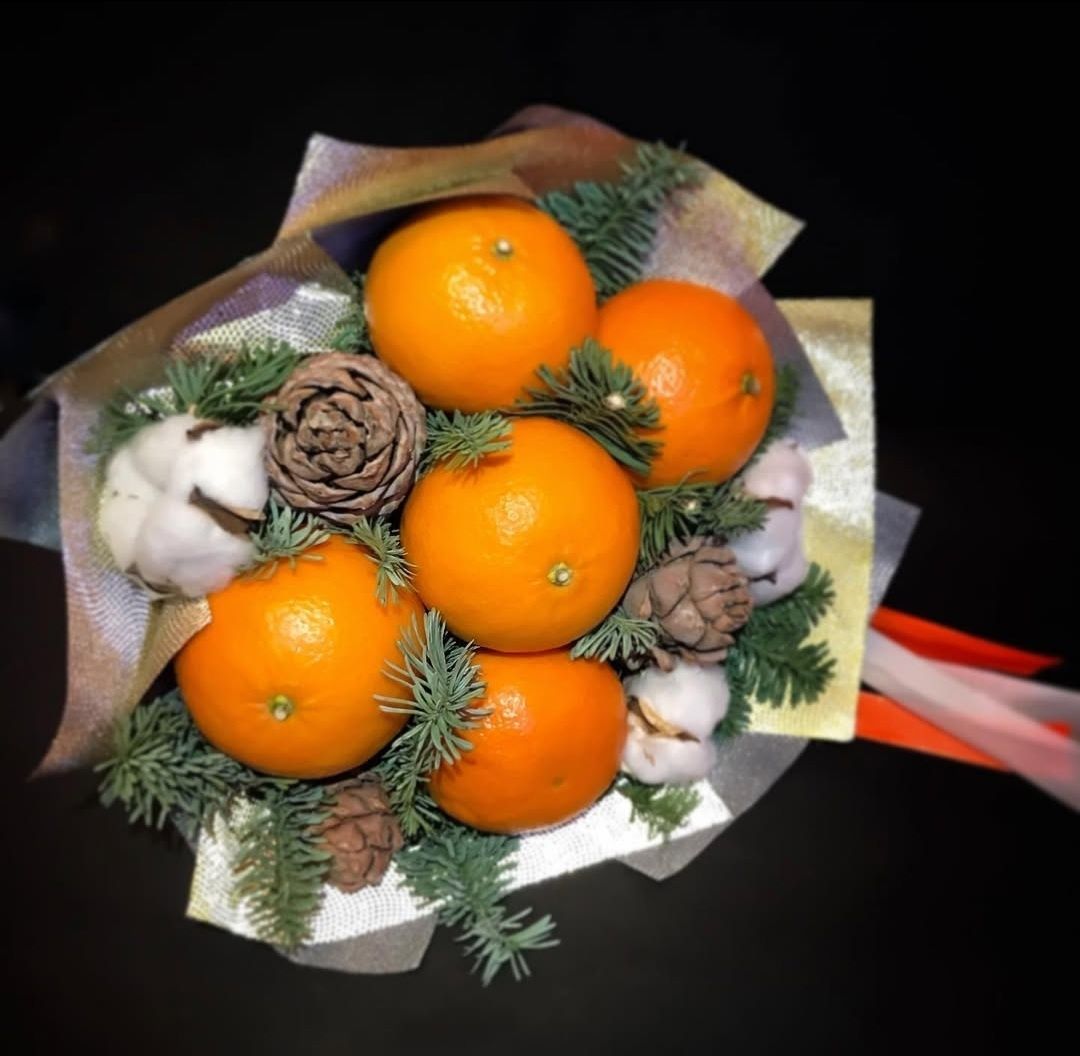 Букет из мандаринов