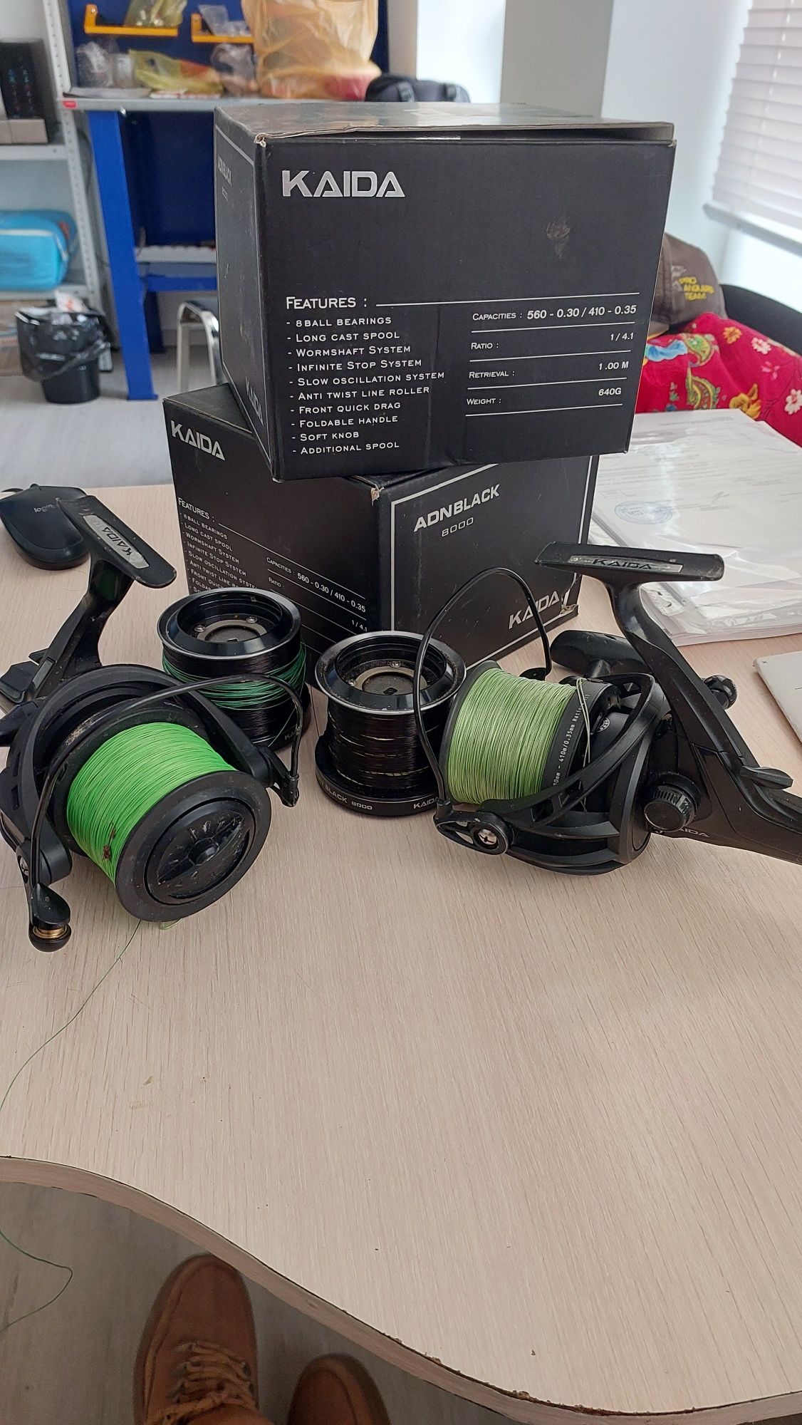 Катушка Kaida Adn Black 8000 - 2шт