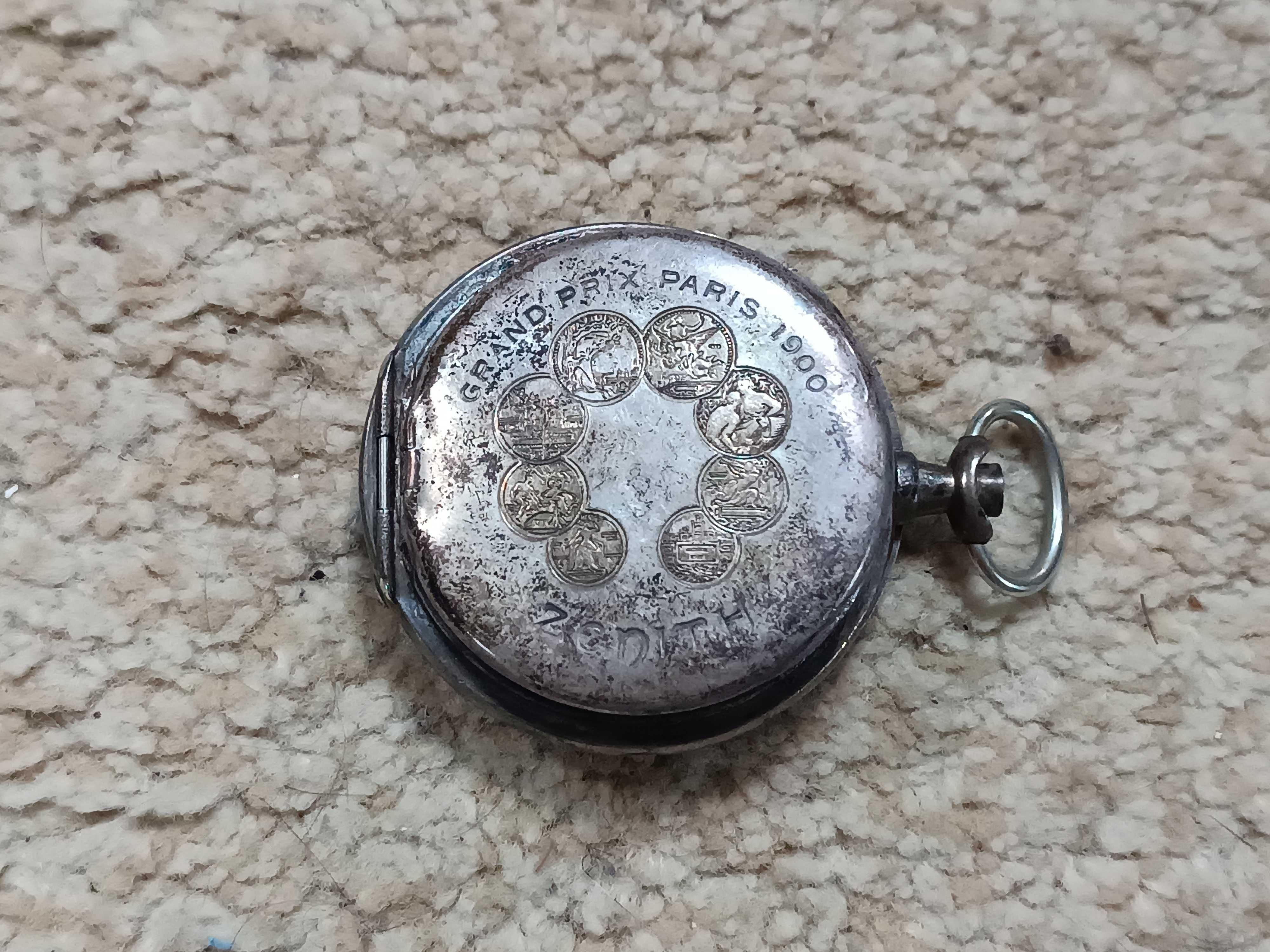 Часы Zenith серебрянные корпус