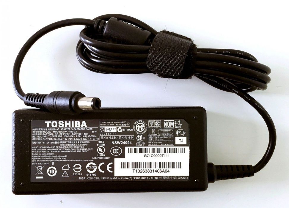 Оригинал ЗАРЯДКИ блоки питания для ноутбука с гарантией Toshiba Satel