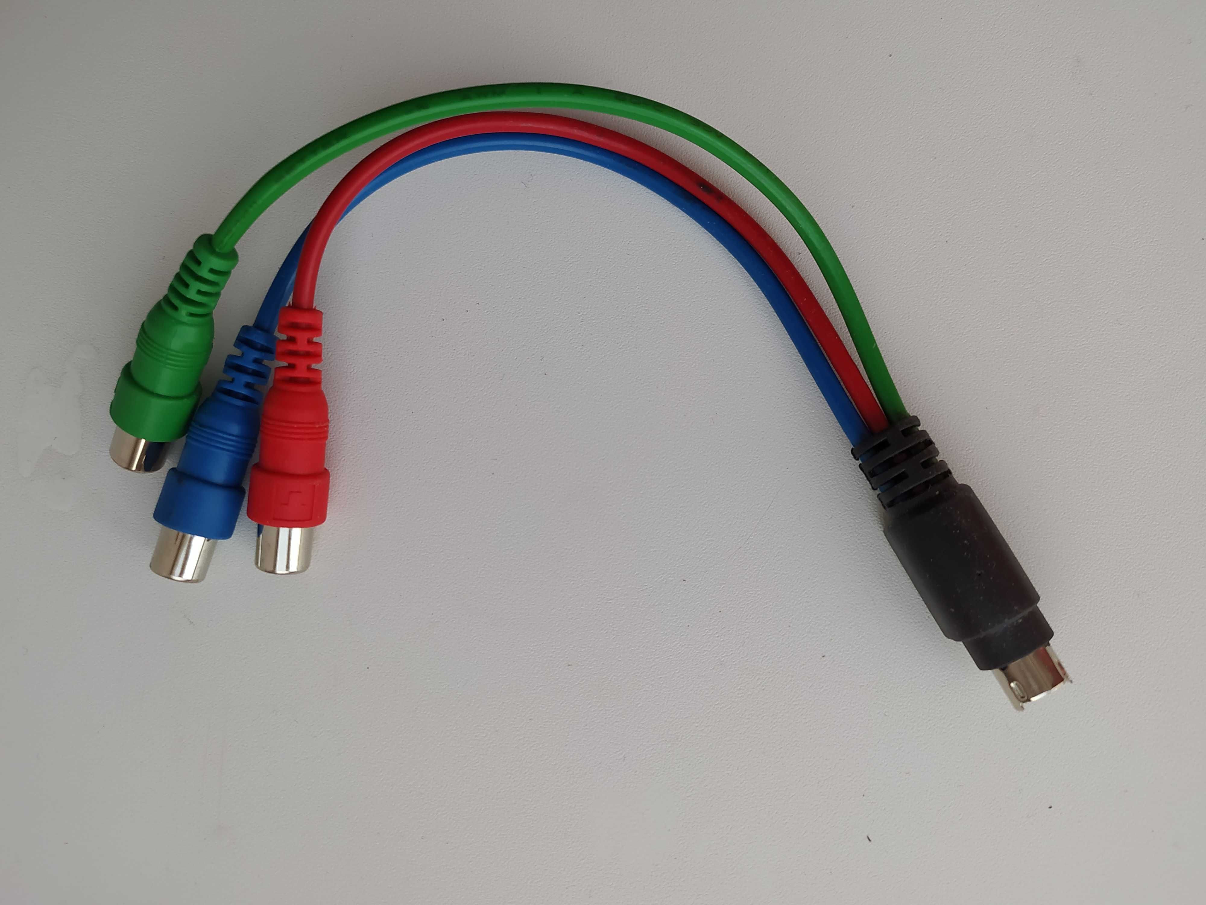 Переходник S-Video (7pin)–3xRCA (AV/тюльпаны)