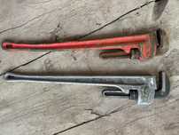 Трубной, газовый, прямой алюминиевый ключ Ridgid USA 36 CM