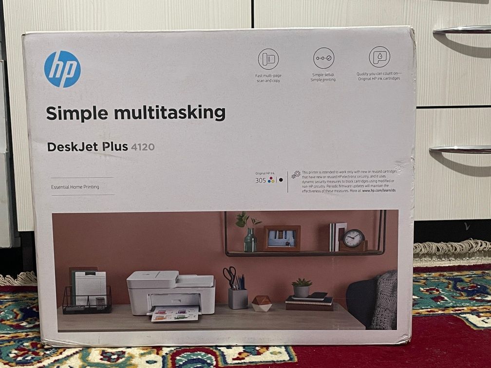 МФУ (принтер, сканер, копир) HP DeskJet Plus 4120